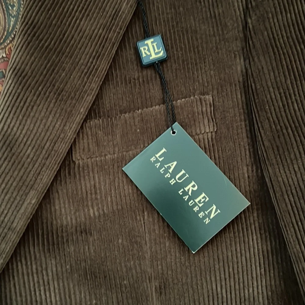 Ralph Lauren velvet jacket. Size L - Picture 2 of 14